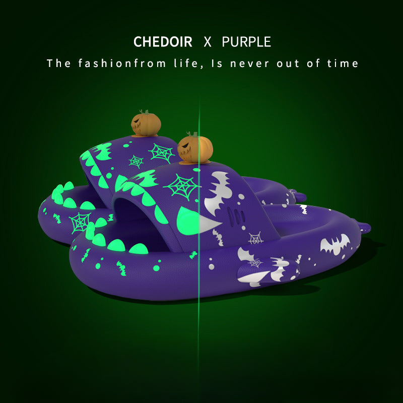 Zapatillas de tiburón de calabaza de Halloween de Eva Halloween al por mayor