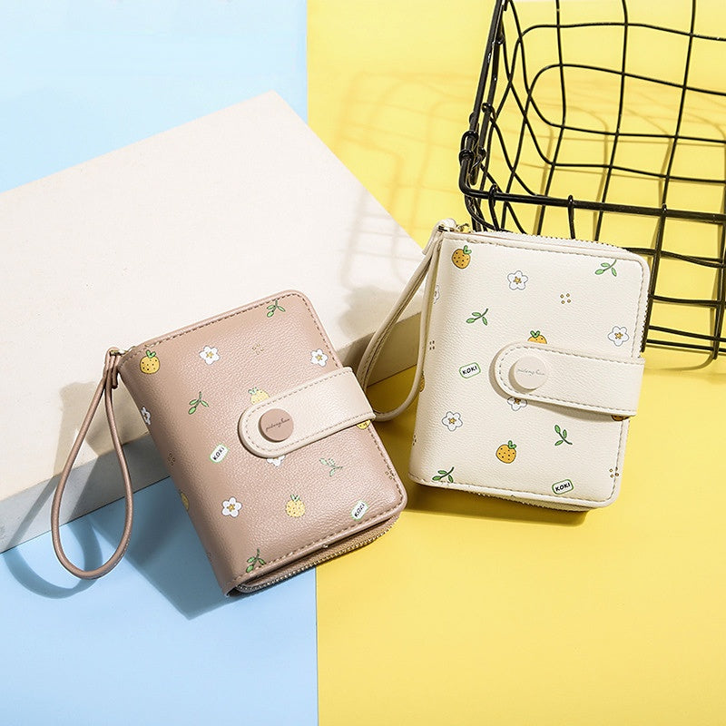 Venta al por mayor Cartera corta de PU para mujer