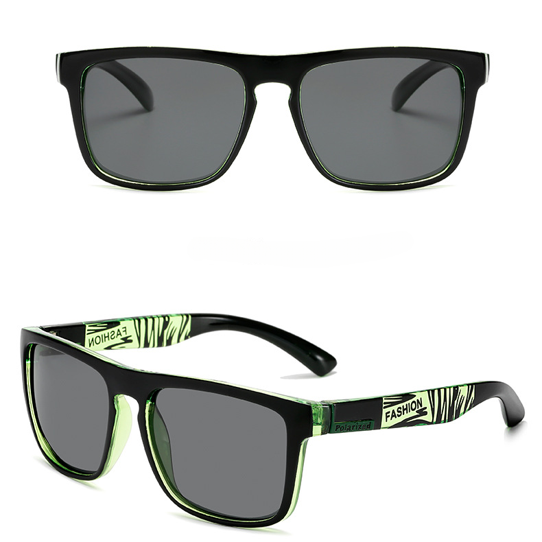 Wholesale Color Printed Rectangular PC Sunglasses