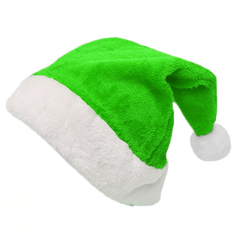 Wholesale Christmas Decoration Christmas Short Plush Hats Christmas Hats