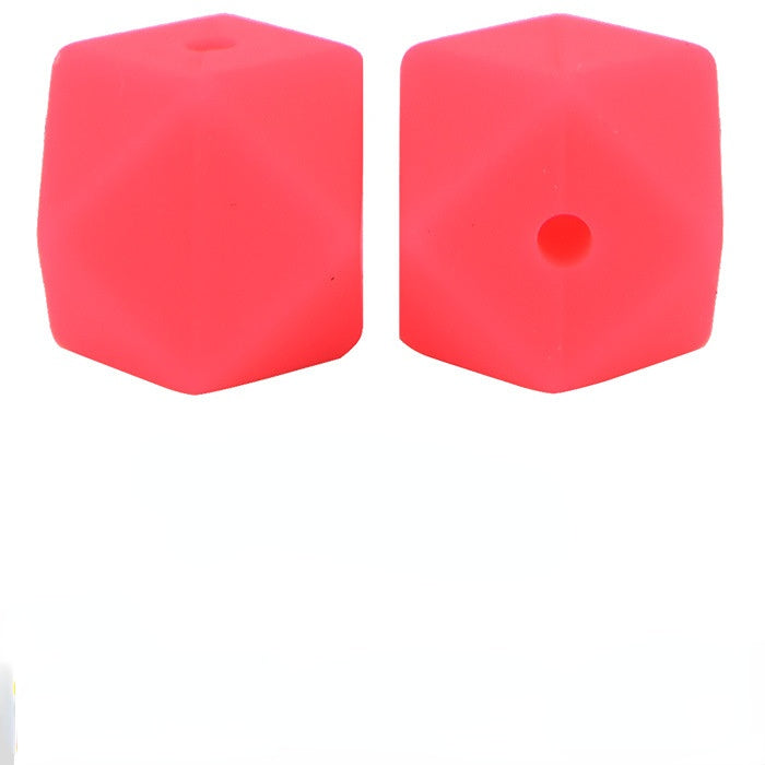 Wholesale 100PCS 17mm Octagonal Silicone Beads