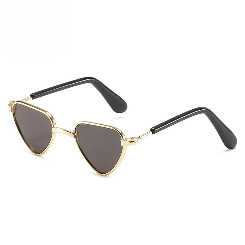 Wholesale Heart Metal Puppet PC Sunglasses