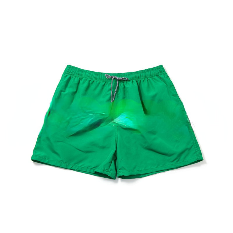 Wholesale Solid Color Men's Board Shorts Polyester Swimwear