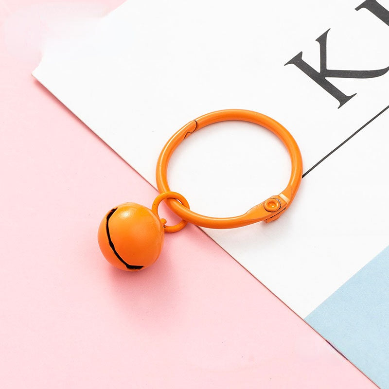 Venta al por mayor Campana colorida del llavero de DIY del hierro