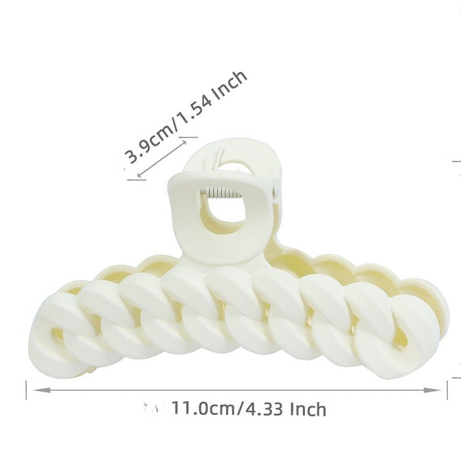 Wholesale Large Matte Plastic Hair Clips Set