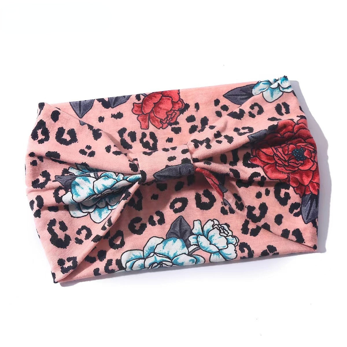 Diadema De Tela Con Estampado De Leopardo al por mayor