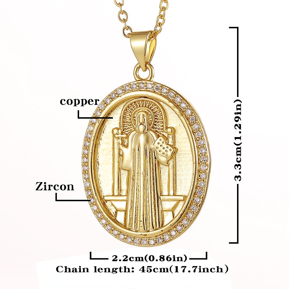Wholesale Copper Religious Ladies Necklaces