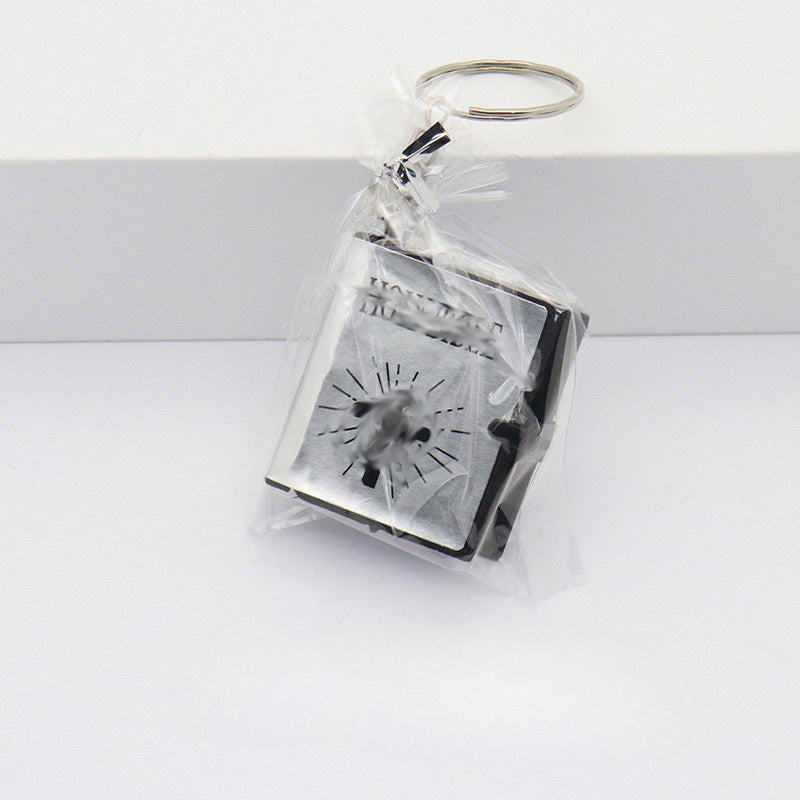 Wholesale Paper Mini Book English Cross Keychains