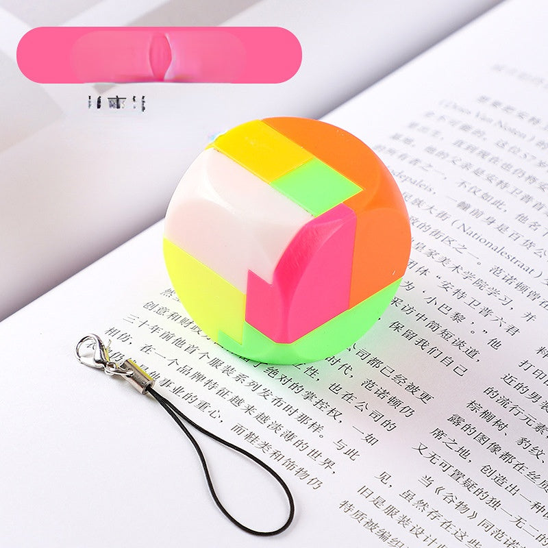 Wholesale Intelligent Assembly Ball Plastic Keychains