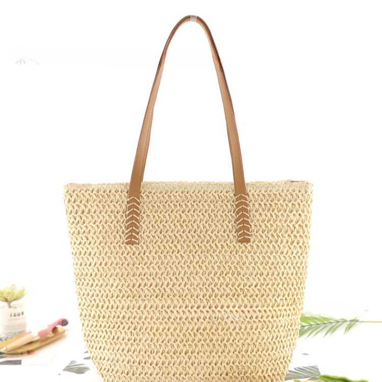 Bolsas de playa tejidas de paja al por mayor