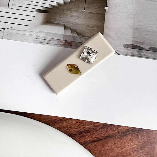 Pinzas Para El Cabello De Acetato De Diamantes De Imitación De Corazón al por mayor