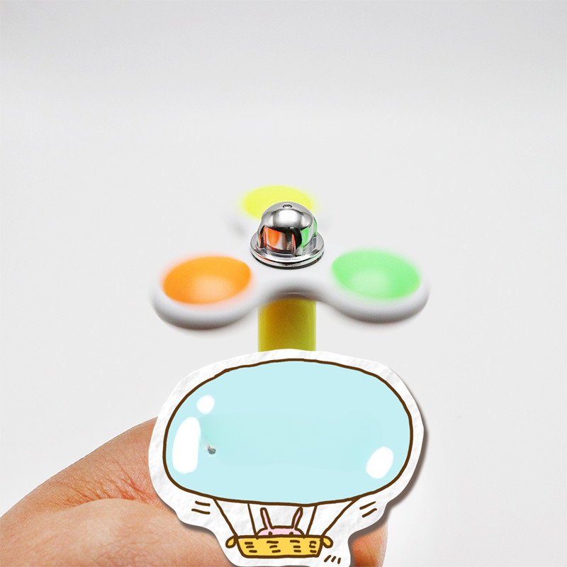 Wholesale Plastic Color Random Blue Refill Fingertip Gyro Ball Pen