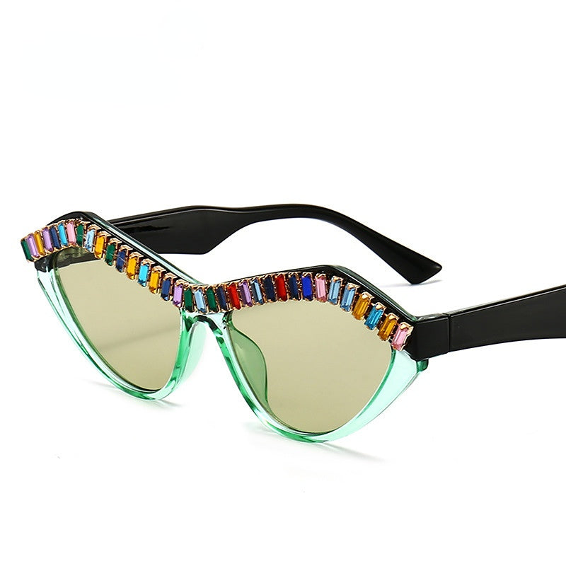 Wholesale PC Studded Butterfly Stage Show Sunglasses