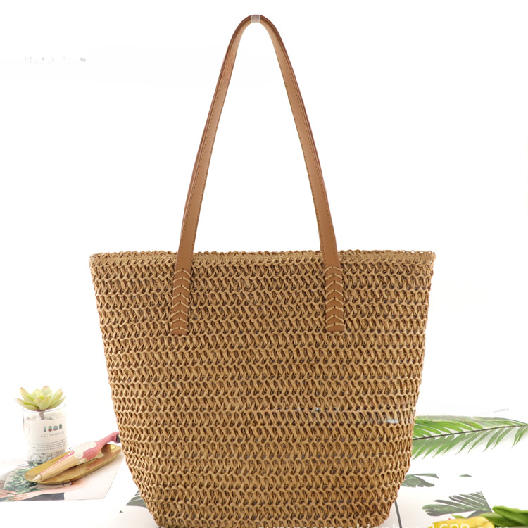 Bolsas de playa tejidas de paja al por mayor