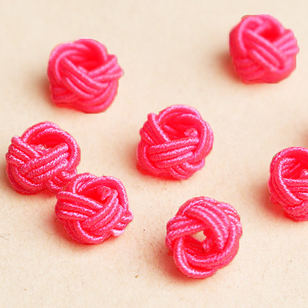 Wholesale 80PCS/PACK 8MM Hand Knotted Buttons Beads