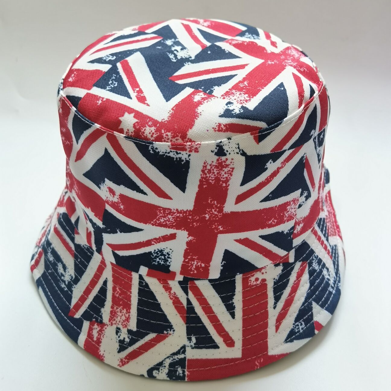 Sombrero de cubo de poliéster de impresión de fútbol de unión al por mayor Jack