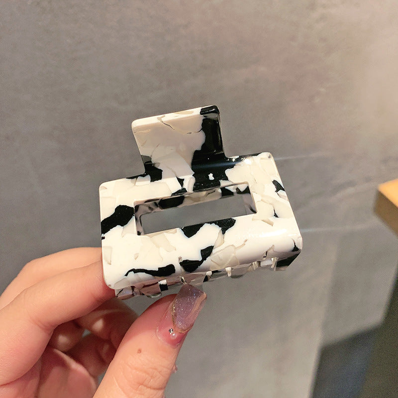 Wholesale Cow Patterned Butterfly Acrylic Hair Clips