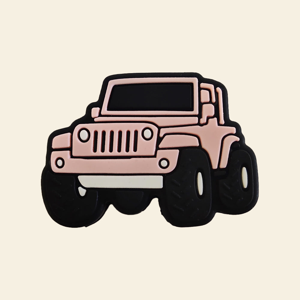 Wholesale 10pcs Cartoon Car Silicone Focal Beads