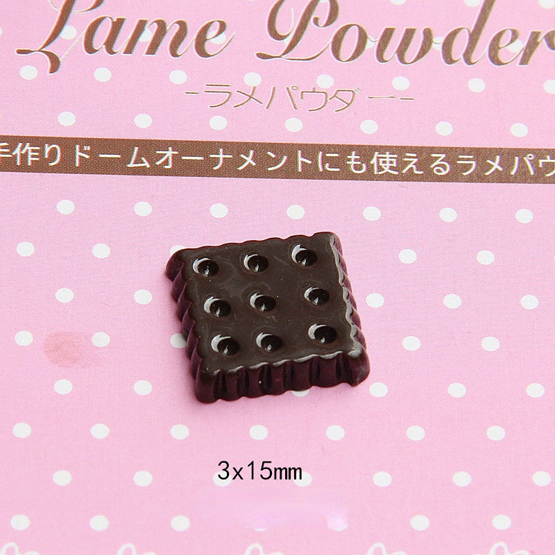 Wholesale 20PCS 10-20MM Imitation Chocolate Resin Flatback