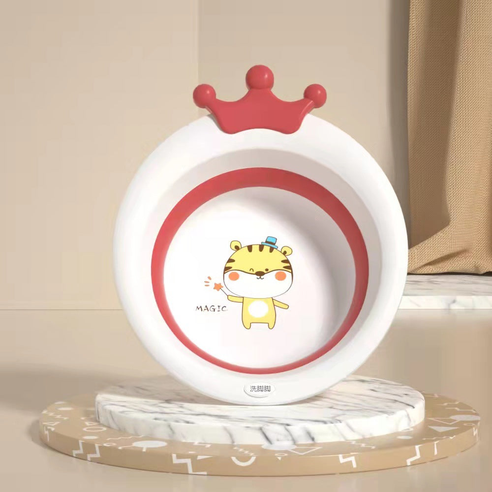 Wholesale Baby Toddler Foldable Basin Hanging Baby Supplies Plastic