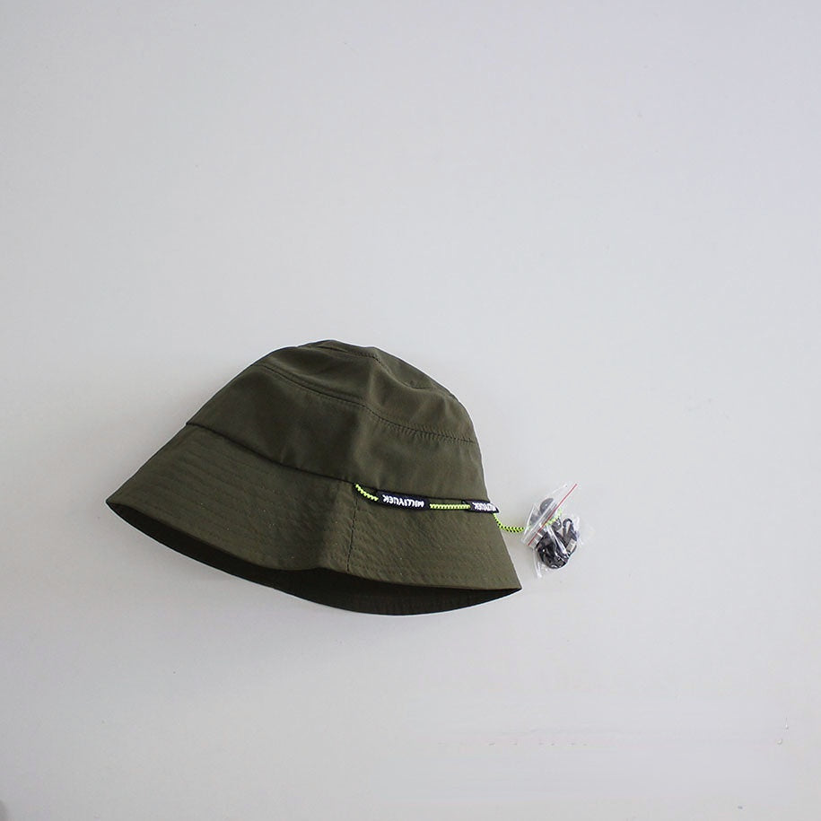 Sombrero de pescador de color puro de poliéster de algodón al por mayor