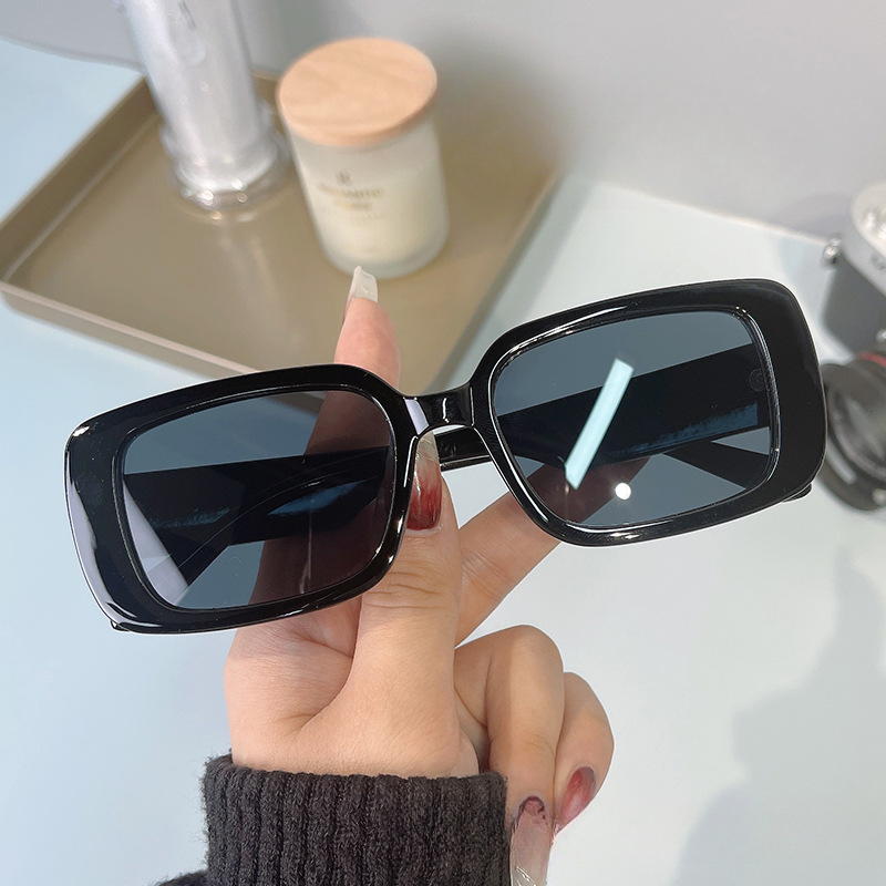 Wholesale Candy Color Square Frame UV Protection PC Sunglasses