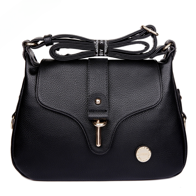 Wholesale PU Shoulder Messenger Bag Soft Leather Women Bag