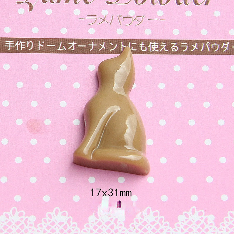 Wholesale 20PCS 10-20MM Imitation Chocolate Resin Flatback