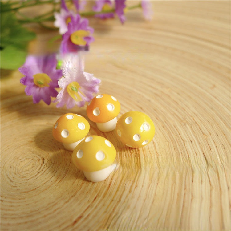 Wholesale 10pcs Phone Case Material DIY Resin Accessories Medium Mushroom 14MM Beads