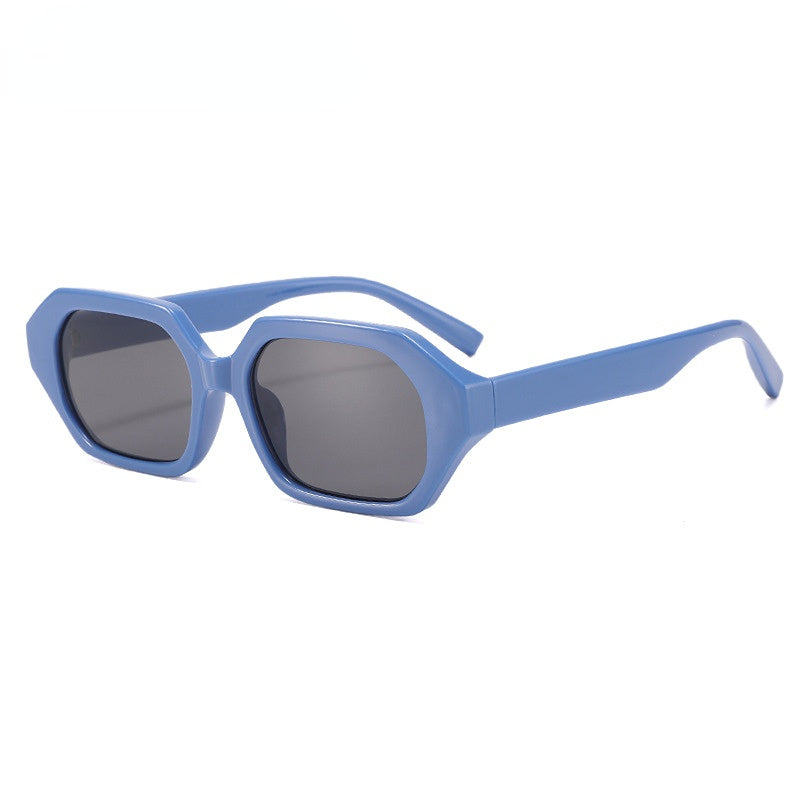Wholesale PC Box Polygon Jelly Color Women's Sunglasses