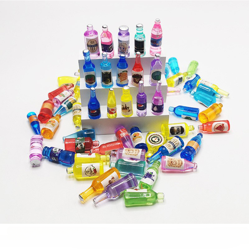 Botella de vino de simulación luminosa mini tridimensional de 100 piezas al por mayor