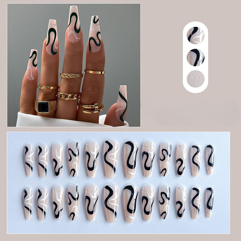 Wholesale Plastic Long French Manicure Chips