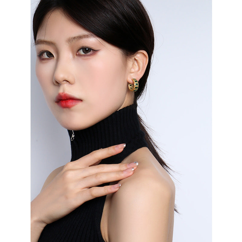 Wholesale Round Nano Vintage Earrings