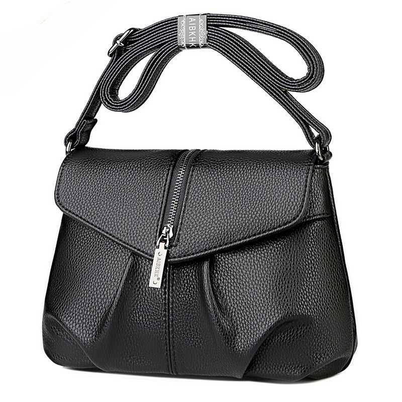 Wholesale PU Shoulder Soft Leather Bag for Women