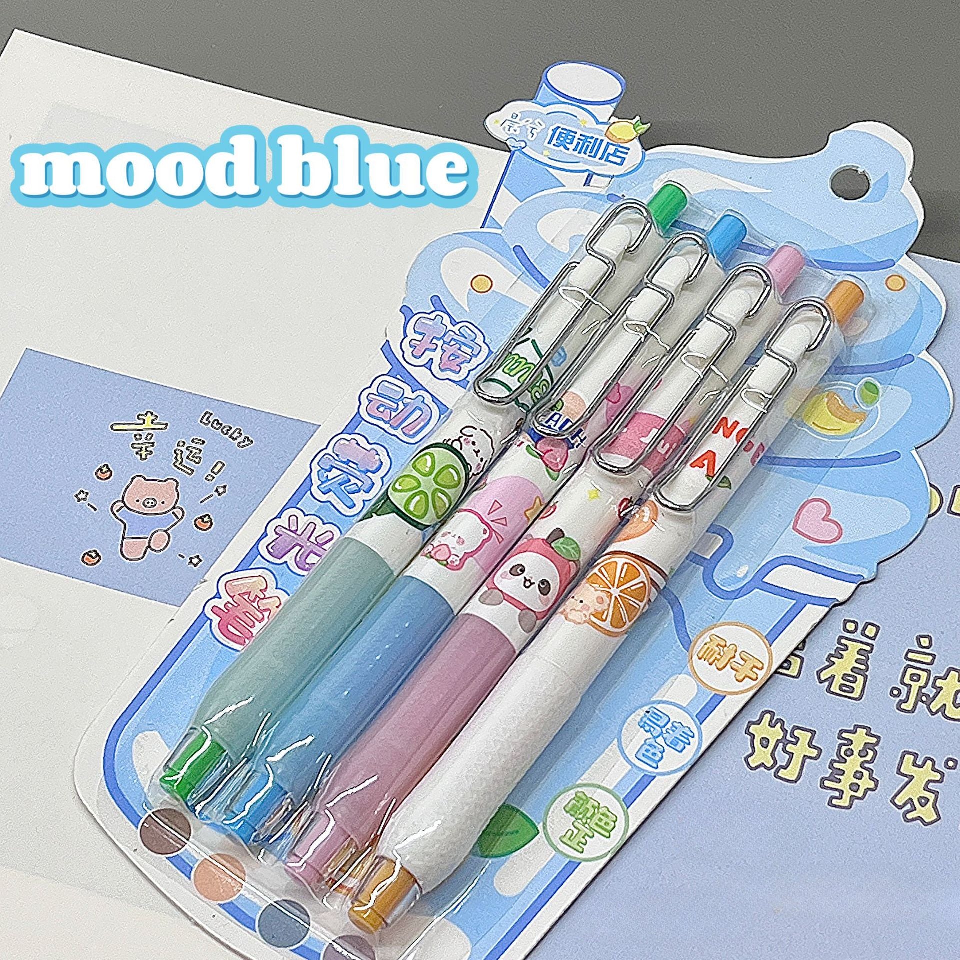 Wholesale Plastic Press Fluorescent Pens