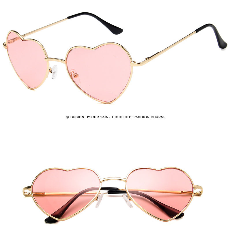 Wholesale Metal Heart Sunglasses AC