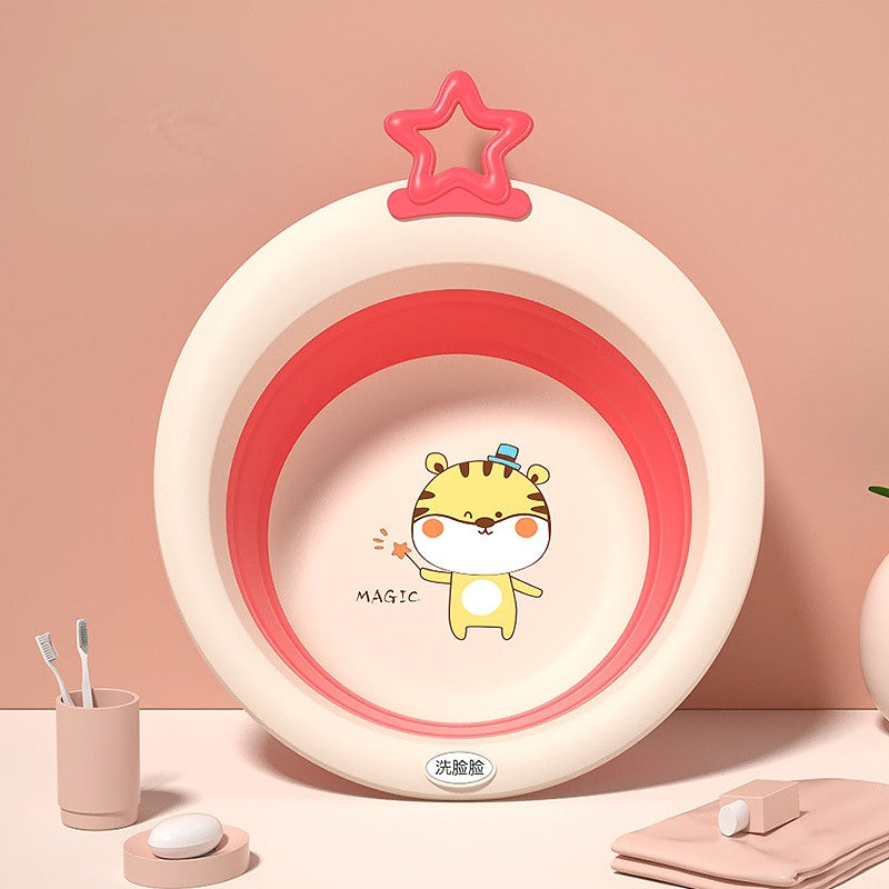 Wholesale Baby Toddler Foldable Basin Hanging Baby Supplies Plastic