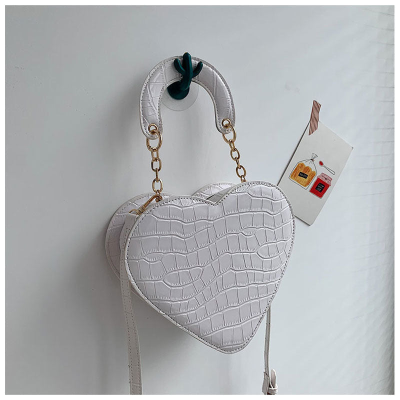 Venta al por mayor Bolso de hombro Cadena Patrón de piedra PU OLY-SD-GH004