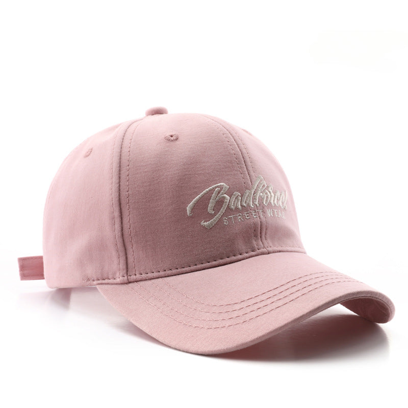 Wholesale Letter Embroidered Semi Hard Top Cotton Baseball Caps