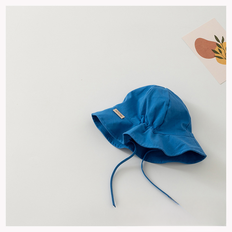 Wholesale Cotton Children's Breathable Sunscreen Fisherman Hat