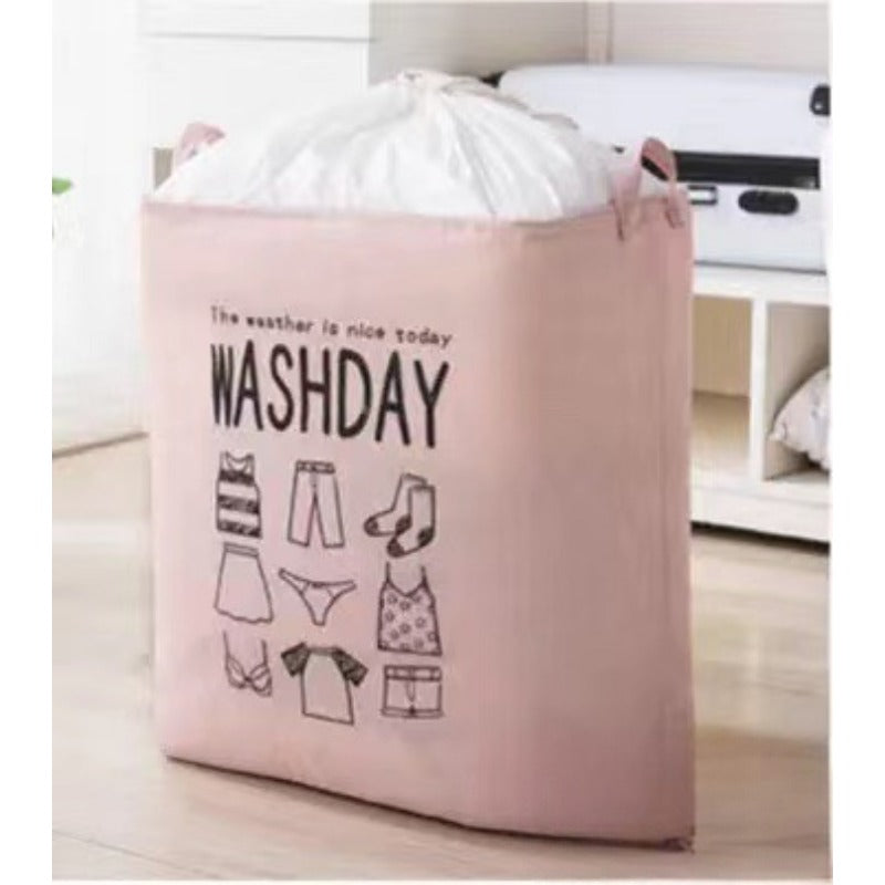 Wholesale Linen Foldable Dirty Clothes Storage Basket