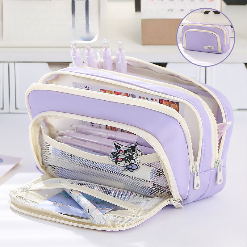 Wholesale 2023 Large Capacity Canvas Pencil Case