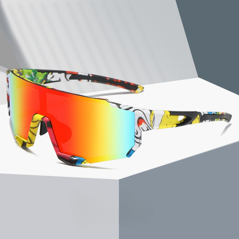 Wholesale Real Film Colorful Integrated PC Lens Sunglasses