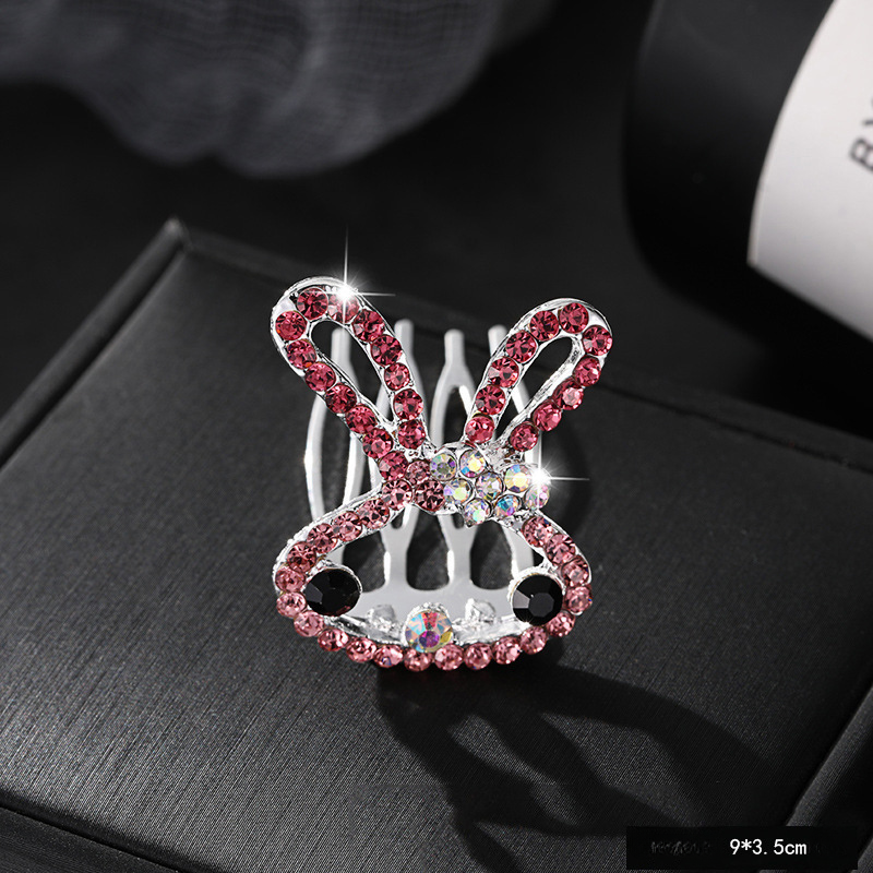 Wholesale Alloy Kids Metal Diamond Crown Hair Accessories