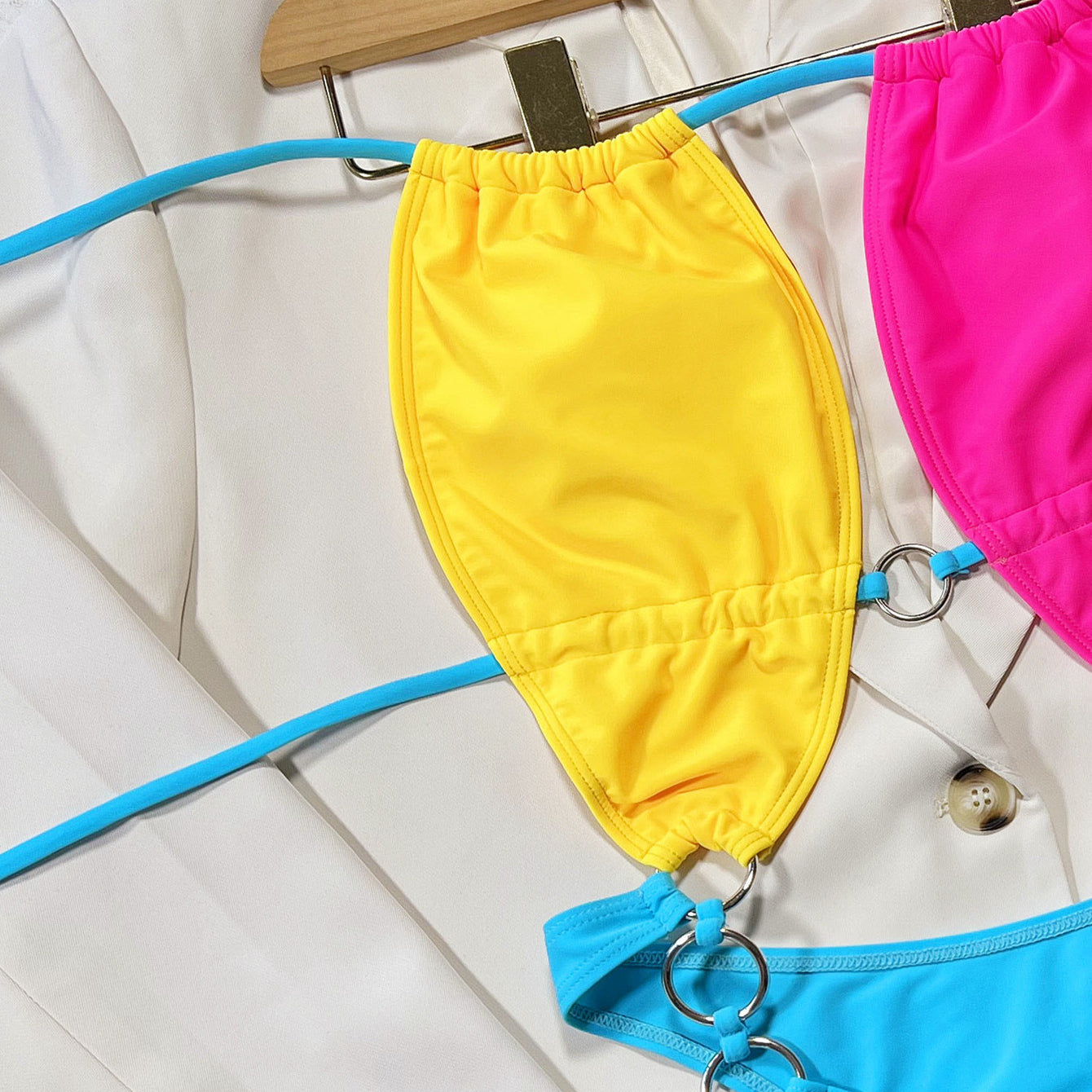 Wholesale Sexy One Piece Polyester Swimwear