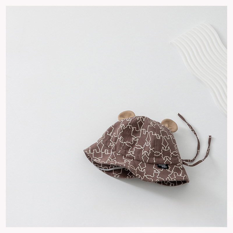 Wholesale Cotton Children's Sunscreen Adjustable Fisherman Hat