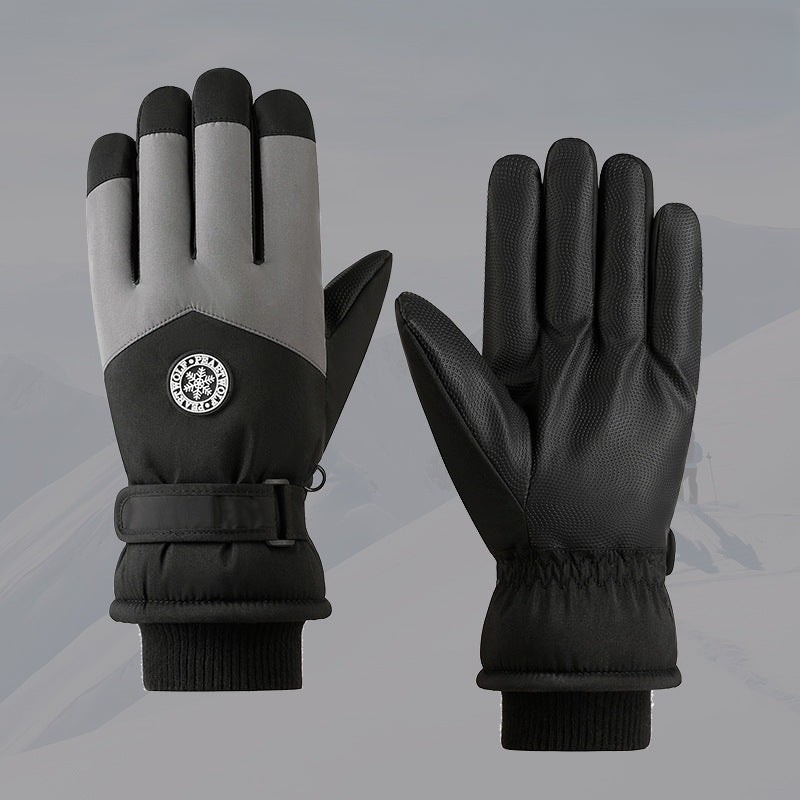 Wholesale Winter Warmth Plush and Thick Skiing Women's Polyester Glove