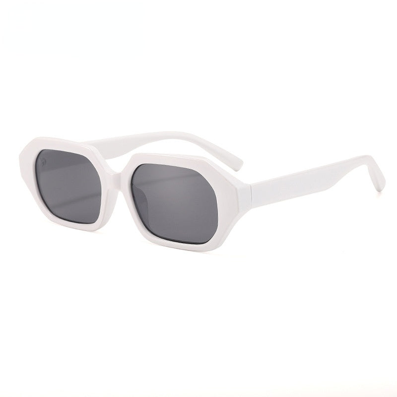 Wholesale PC Box Polygon Jelly Color Women's Sunglasses