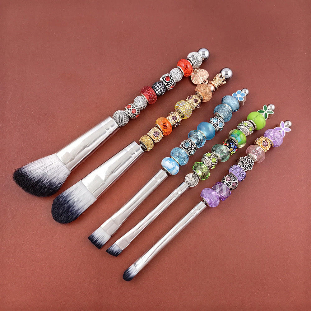 Wholesale Beadable Makeup Brush Pole 3.15 inches Set DIY for Beaded