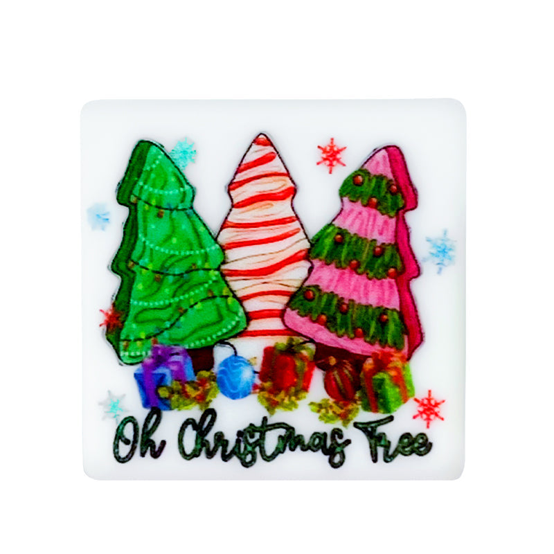 Wholesale 10PCS Christmas Silicone Beads